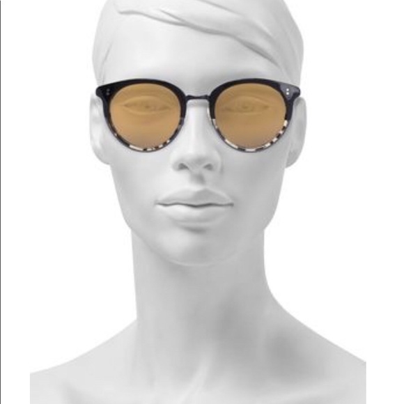 Oliver People Round Frm Tortoiseshell Sunglasses - Picture 2 of 8